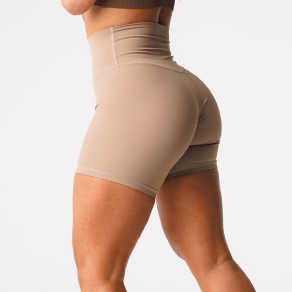 NVGTN Latte Signature 2.0 Shorts, Brand New with Tags, size Small. Color Latte